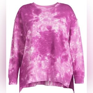 Terra & Sky High-Low French Terrycloth Sweatshirt